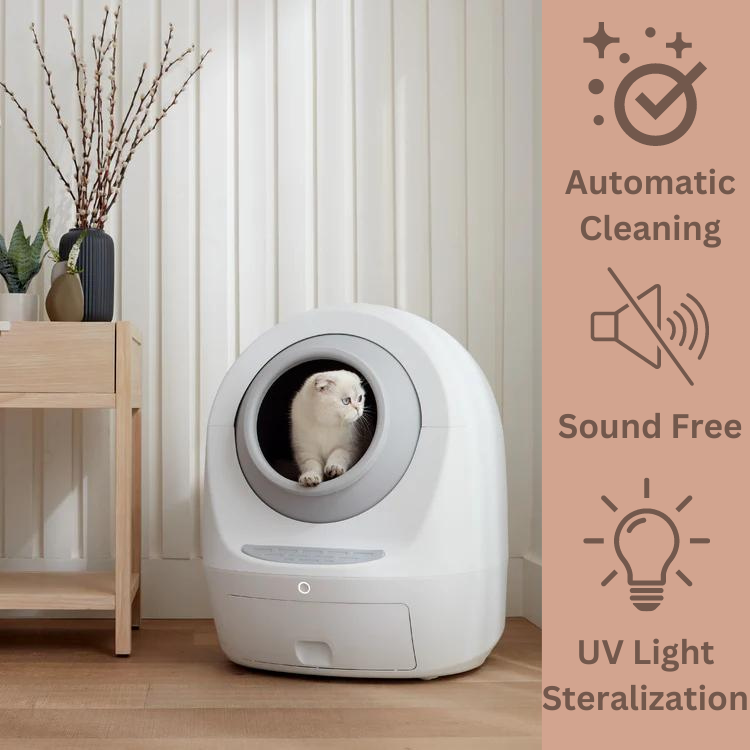 WhiskerBot™ Self Cleaning Litter Box